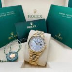 Day Date heaven  How stunning is this 36-40mm DayDate with a mother of pearl dial watch - Image 2