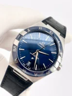 OMEGA Constellation Series Automatic Mechanical Movement Observatory Certified Men's Watch Blue Dial 41mm - Image 3