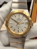OMEGA Constellation Series Constellation Watch Automatic Mechanical Movement Men's Watch 38mm Silver Dial - Image 3