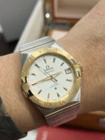 OMEGA Constellation Series Constellation Watch Automatic Mechanical Movement Men's Watch 38mm Silver Dial - Image 8