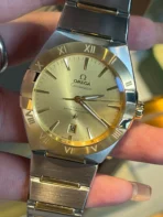 OMEGA Constellation Automatic Mechanical Movement 39mm Gold Dial - Image 2