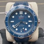 OMEGA Seamaster 300m Diver's Automatic Movement Master Chronometer Certified 42mm Blue Dial - Image 2