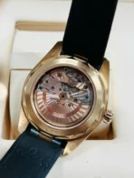OMEGA Seamaster AQUA TERRA 150m Automatic Mechanical Movement Men's Watch Swiss Watch Silver Dial Leather Strap 43mm - Image 5