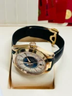 OMEGA Seamaster AQUA TERRA 150m Automatic Mechanical Movement Men's Watch Swiss Watch Silver Dial Leather Strap 43mm - Image 6