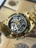 OMEGA Speedmaster Professional Moonwatch Automatic Mechanical Movement Professional Moonwatch Master Chronometer Chronograph Tachymeter Multifunction 42mm Green Dial - Image 6