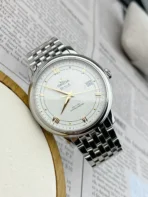 OMEGA De Ville Classic Automatic Mechanical Movement Swiss Observatory, Classic Series 39.5mm White Dial - Image 2