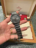 OMEGA De Ville series mechanical movement 39.5mm gray dial - Image 3