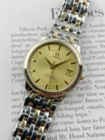 OMEGA De Ville Automatic Mechanical Movement 37.5mm Gold Dial - Image 2