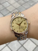 OMEGA De Ville Automatic Mechanical Movement 37.5mm Gold Dial - Image 7