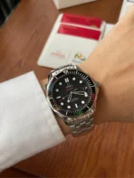 OMEGA SPECIALITIES series automatic mechanical movement "Rio" limited edition 300 meters waterproof men's watch Swiss watch 41mm black dial stainless steel case stainless steel strap - Image 6