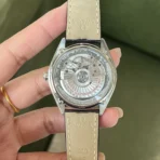 OMEGA SPECIALITIES series automatic mechanical movement limited edition 60m waterproof men's watch Swiss watch 39.5mm gray dial stainless steel case leather strap - Image 5