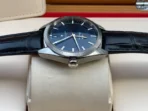 Omega Constellation Globemaster Automatic Mechanical Movement 100m Waterproof Men's Watch Swiss 39mm Blue Dial Leather Strap - Image 6