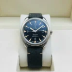 OMEGA Seamaster automatic mechanical movement, Master Chronometer certified, anti-magnetic, waterproof, men's watch, Swiss watch, 40mm, black dial, nylon strap - Image 2