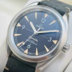 OMEGA Seamaster automatic mechanical movement, Master Chronometer certified, anti-magnetic, waterproof, men's watch, Swiss watch, 40mm, black dial, nylon strap - Image 4