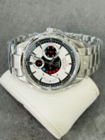 Omega Seamaster Series Automatic Mechanical Movement 150m Waterproof Men's Watch Swiss Watch 42.2mm White Dial Stainless Steel Case Stainless Steel Strap - Image 3