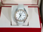 Omega Seahorse Series AQUA TERRA 150m Automatic Mechanical Movement 150m Waterproof Women's Watch Swiss Watch 30mm Mother-of-pearl Dial Leather Strap - Image 2