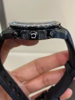 Omega Speedmaster Dark Side of the Moon "Dark Side of the Moon Apollo 8 Manual Mechanical Movement Multi-function Men's Watch 44.25mm Black Dial - Image 3