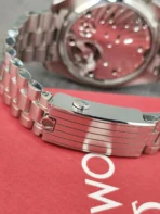 Omega Speedmaster Automatic Mechanical Movement 50m Waterproof Men's Watch Swiss 43mm Silver Dial - Image 7
