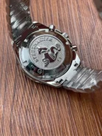 Omega Speedmaster Automatic Mechanical Movement Date Display Luminous 100m Waterproof Men's Watch Swiss Watch 40mm Grey Dial - Image 5