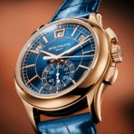 Patek Philippe Complications 42mm Blue Dial Annual Calendar Flyback Chronograph Watch - Image 2