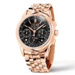 Patek Philippe Grand Complications 18ct Rose Gold 41mm Black Dial Chronograph Watch - Image 5