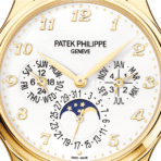 Patek Philippe Grand Complication Perpetual Calendar 39mm 18ct Yellow Gold Silver Dial Men’s Strap Watch - Image 6
