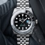 2025 Watch GMT-Master II 126710GRNR 'Bruce Wayne' Stainless Steel Black Dial Jubilee - Image 3