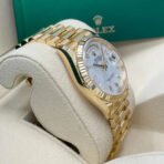 Day Date heaven  How stunning is this 36-40mm DayDate with a mother of pearl dial watch - Image 5