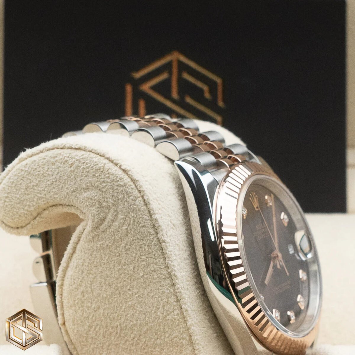 Datejust 41 126331 Everose Chocolate Diamond Dial Jubilee Bracelet 2023 Watch - Image 6