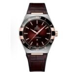 OMEGA Constellation Automatic Mechanical Movement Master Chronometer Men's Watch 41mm Red Dial
