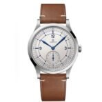 OG SPECIALITIES manual mechanical movement CK 859 replica version Master Chronometer Men's watch Swiss watch 39mm silver dial leather strap