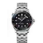 OMEGA SPECIALITIES series automatic mechanical movement "Rio" limited edition 300 meters waterproof men's watch Swiss watch 41mm black dial stainless steel case stainless steel strap