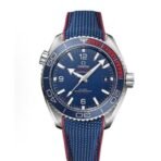 OMEGA SPECIALITIES series automatic mechanical movement limited edition watch men's watch Swiss watch 43.5mm blue dial stainless steel case rubber strap