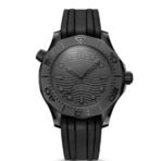 OMEGA Seamaster 300m Diving Watch Black Warrior Automatic Mechanical Movement 300m Diving Observatory Certified Anti-magnetic Luminous Men's Watch 43.5mm Black Dial Ceramic Case Rubber Strap