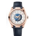 OMEGA Seamaster AQUA TERRA 150m Automatic Mechanical Movement Men's Watch Swiss Watch Silver Dial Leather Strap 43mm