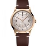 Omega SPECIALITIES manual mechanical movement 30 meters waterproof unisex Swiss watch 39mm white dial cowhide strap