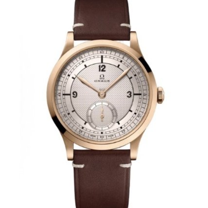 Omega SPECIALITIES manual mechanical movement 30 meters waterproof unisex Swiss watch 39mm white dial cowhide strap
