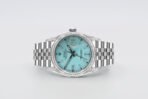 2025 Smartwatch Datejust Stainless Steel Watch Blue Dial Diamond Bezel 36mm 16014 - Image 5
