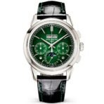 Patek Philippe Grand Complications 41mm Platinum Green Dial Perpetual Calendar Watch