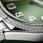 Patek Philippe Twenty 4 36mm Olive Green Sunburst Dial & Diamond Bezel Ladies Watch - Image 5