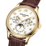 Patek Philippe Grand Complication Perpetual Calendar 39mm 18ct Yellow Gold Silver Dial Men’s Strap Watch - Image 2