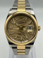 2025 Watch Datejust 126203 Two-Toned Yellow Gold Stainless Steel Palm Motif Dial (2022) - Image 2