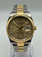 2025 Watch Datejust 126203 Two-Toned Yellow Gold Stainless Steel Palm Motif Dial (2022) - Image 5