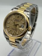 2025 Watch Datejust 126203 Two-Toned Yellow Gold Stainless Steel Palm Motif Dial (2022) - Image 3