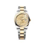 2025 Watch Datejust 126203 Two-Toned Yellow Gold Stainless Steel Palm Motif Dial (2022) - Image 4