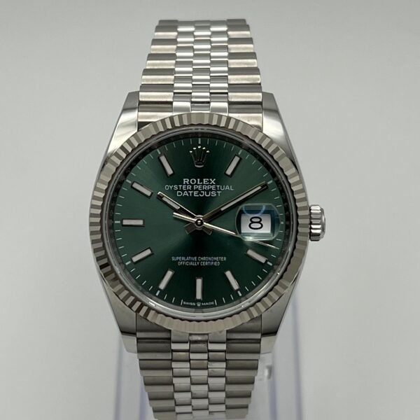 2025 Watch Datejust 126234 White Gold Stainless Steel Mint Green Dial Oyster (2024)