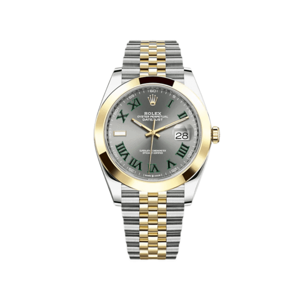 2025 Watch Datejust 126303 'Wimbledon' Yellow Gold Stainless Steel Slate Dial