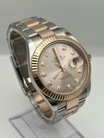 2025 Watch Datejust 126331 Rose Gold Stainless Steel Sundust Diamond Dial (2022) - Image 2