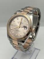 2025 Watch Datejust 126331 Rose Gold Stainless Steel Sundust Diamond Dial (2022)