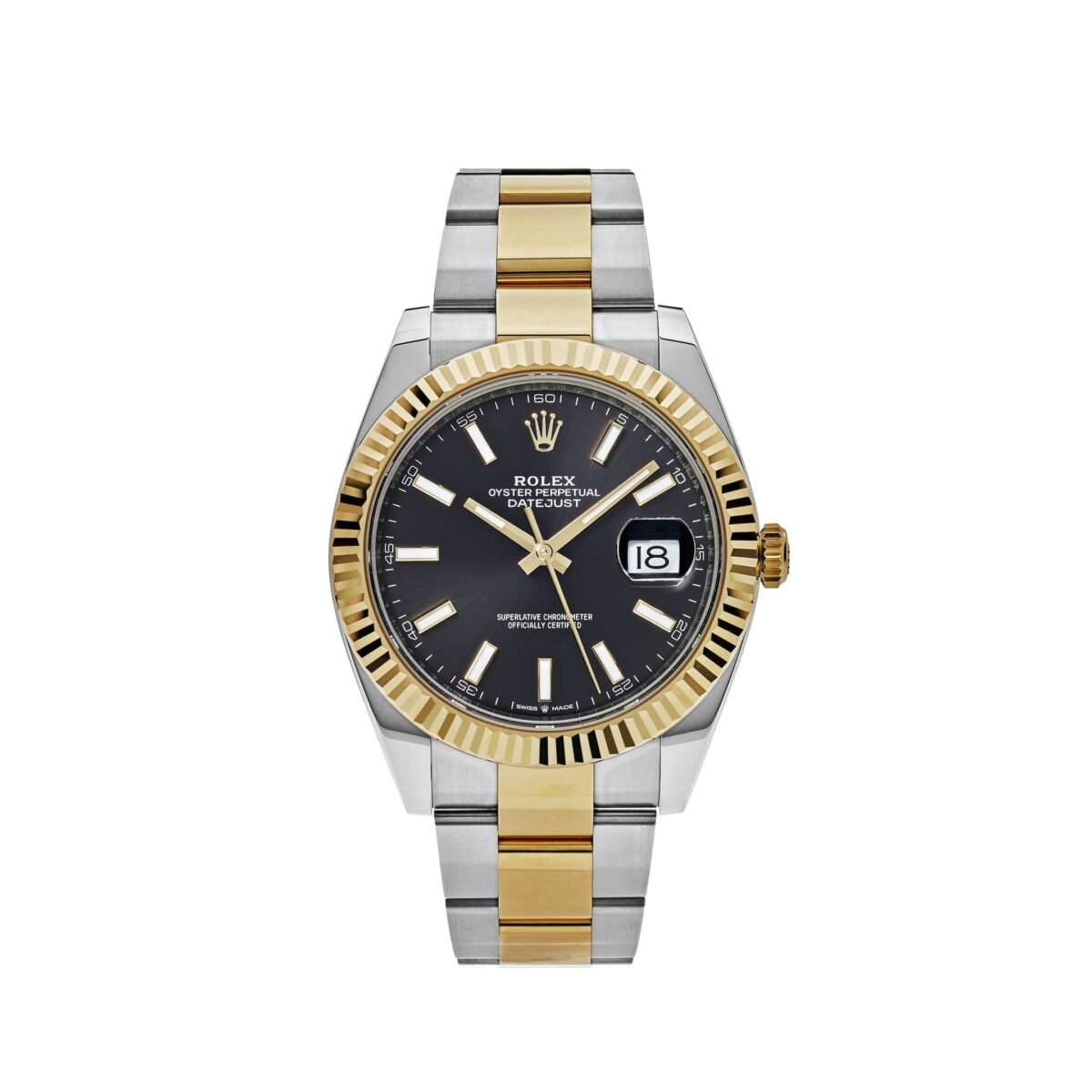 2025 Watch Datejust 126333 Yellow Gold Stainless Steel Black Dial Oyster - Image 1